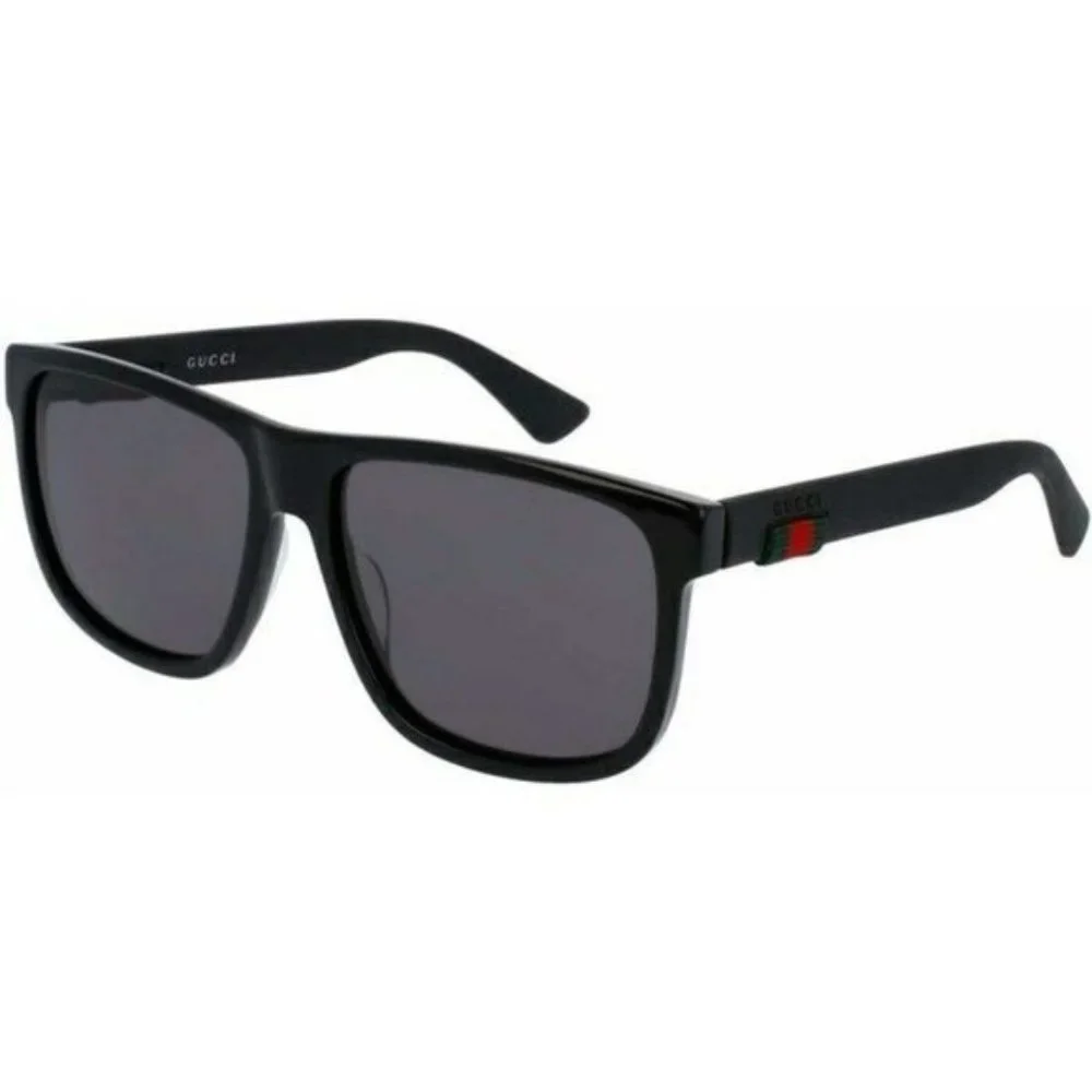 New Gucci Black Acetate Rectangle Sunglasses!